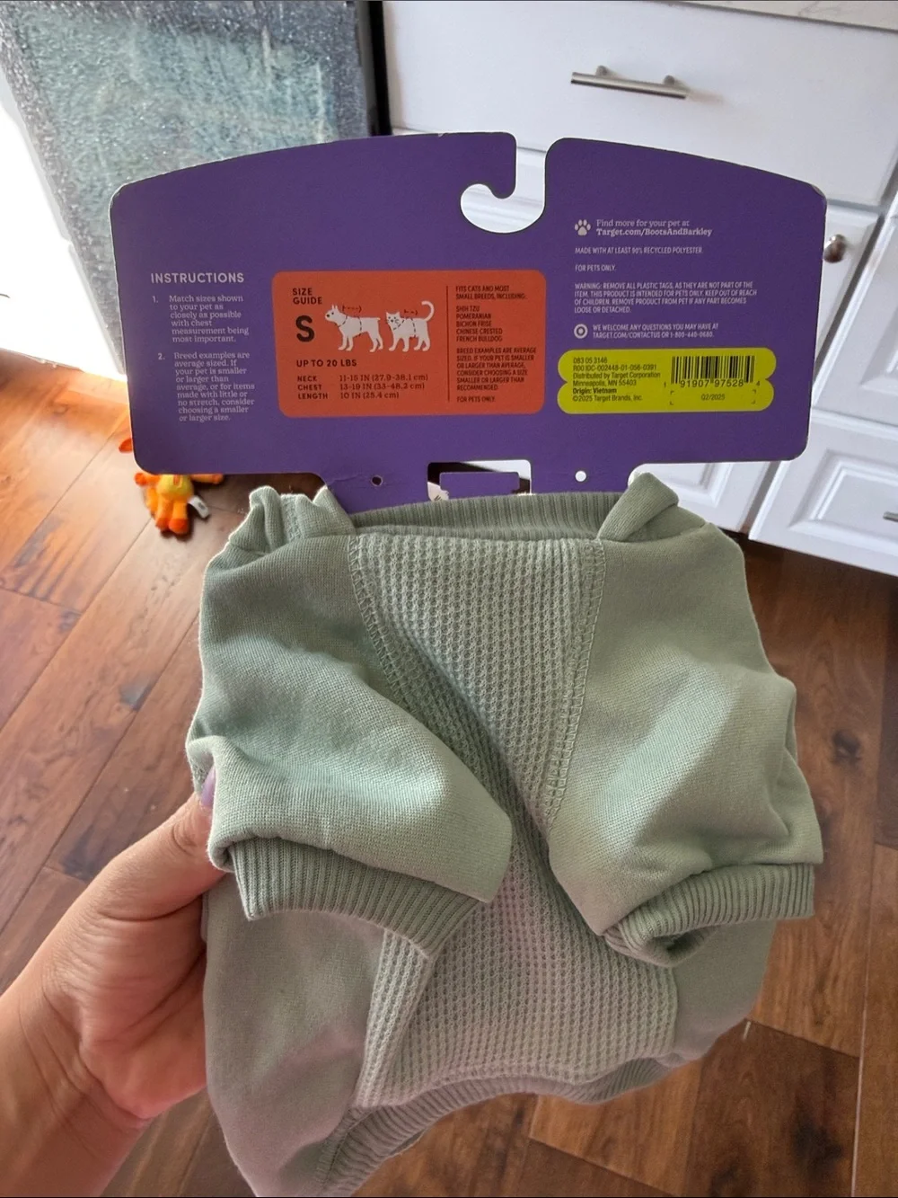 Boots & Barkley Green Hoodie size small NWT